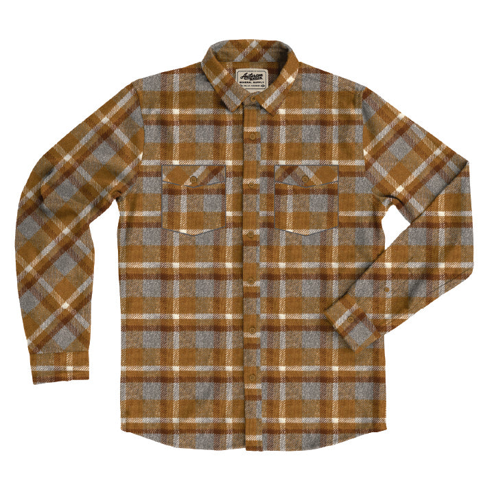 MOJAVE FLANNEL - HEATHER GOLD Anderson Bros. Design & Supply MOJAVE FLANNEL - HEATHER GOLD Anderson Bros. Design & Supply