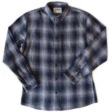 FOLSOM FLANNEL - BLACK PLAID
