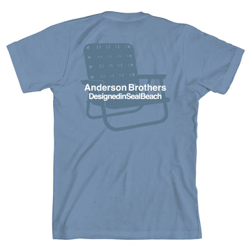 ABDS BEACH CHAIR SHORT SLEEVE - WASHED DENIM