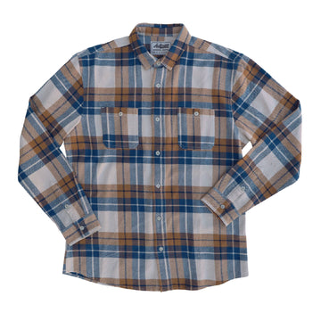 DUTTON FLANNEL - BLUE CHECK