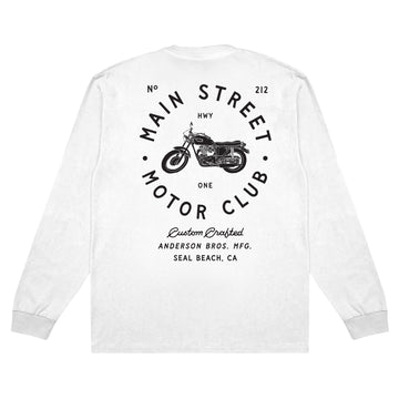 ABDS MAIN STREET LONG SLEEVE - WHITE
