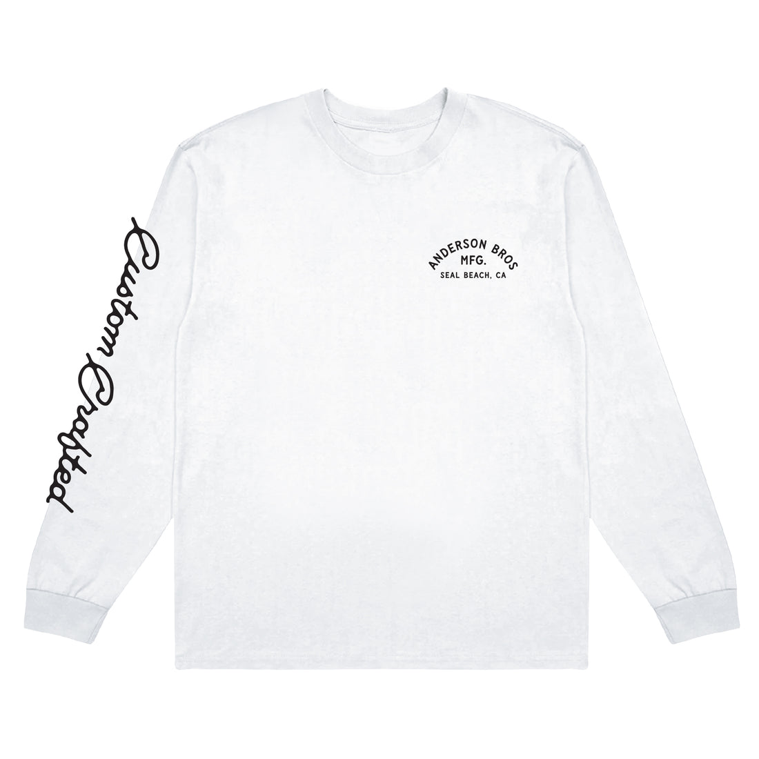 ABDS MAIN STREET LONG SLEEVE - WHITE